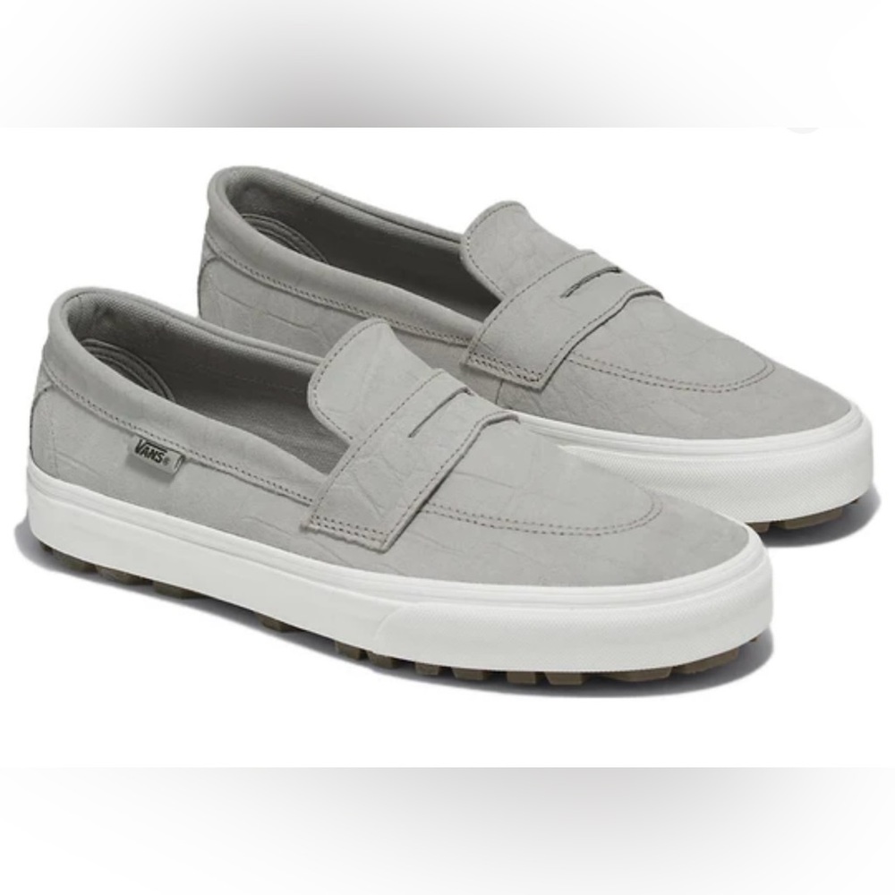 NWOT VANS STYLE 53 EMBOSSED SUEDE GRAY SIZE 7